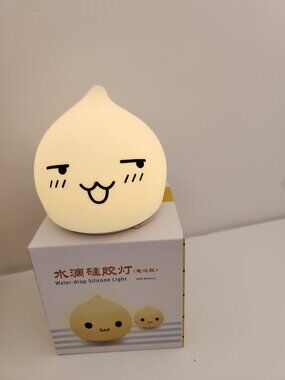 Water- Drop Silicone Light Night lamps, Great for Kid's rooms nurseries/desktop.